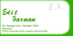 edit harman business card